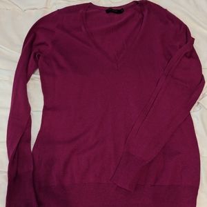 The Limited dark pink lightweight sweater